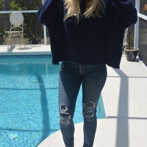 Navy Blue Sweater
